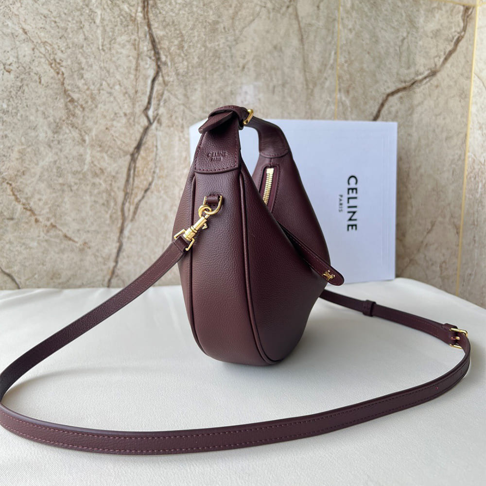 Celine Teen Lulu Bag Burgundy - Image 3