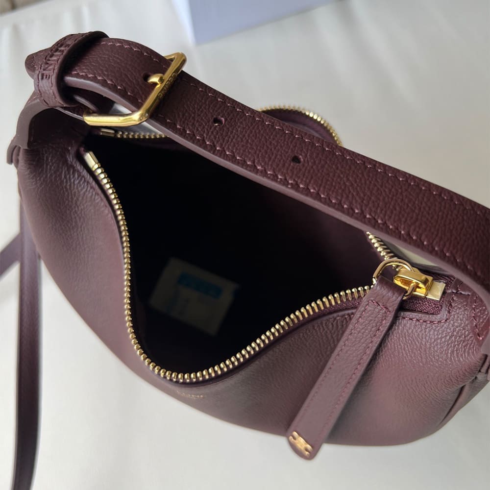 Celine Teen Lulu Bag Burgundy - Image 4